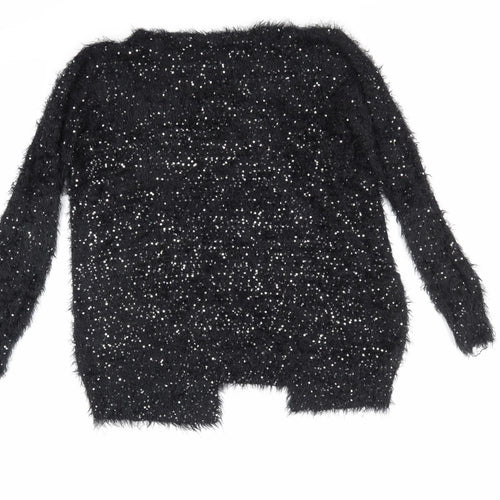 Atmosphere Womens Black  Knit Cardigan Jumper Size 8