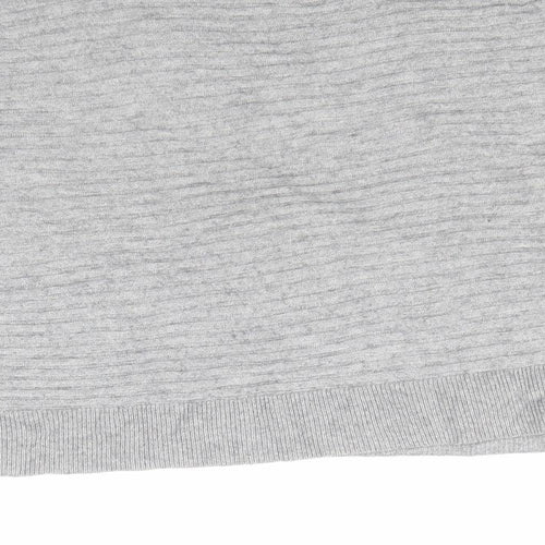 Mango Womens Grey  Knit Pullover Jumper Size M