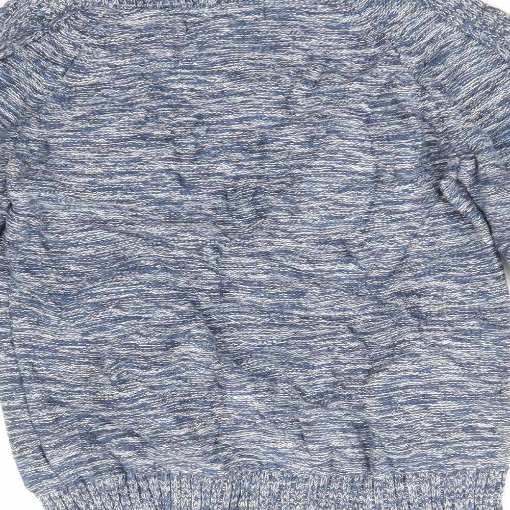 George Boys Blue  Knit Pullover Jumper Size 6-7 Years