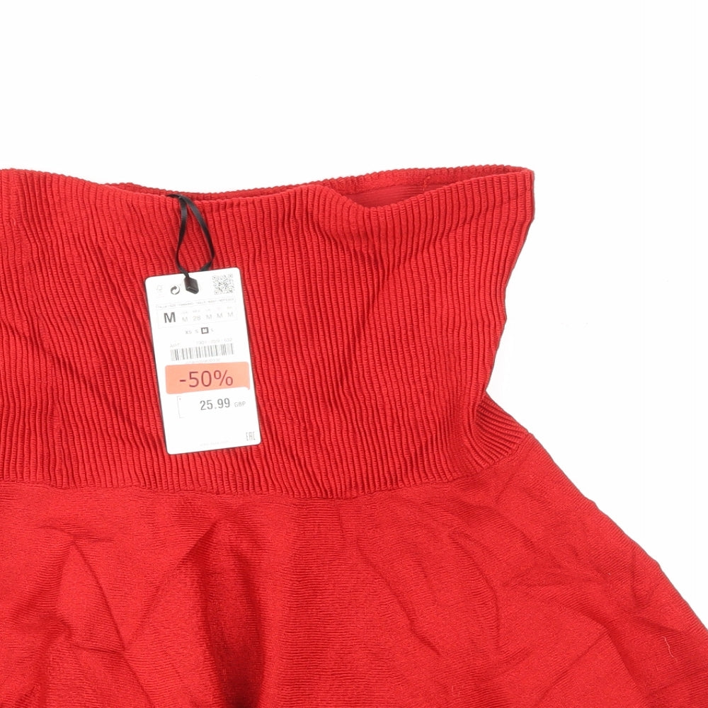 Zara Womens Red   Tunic Jumper Size M
