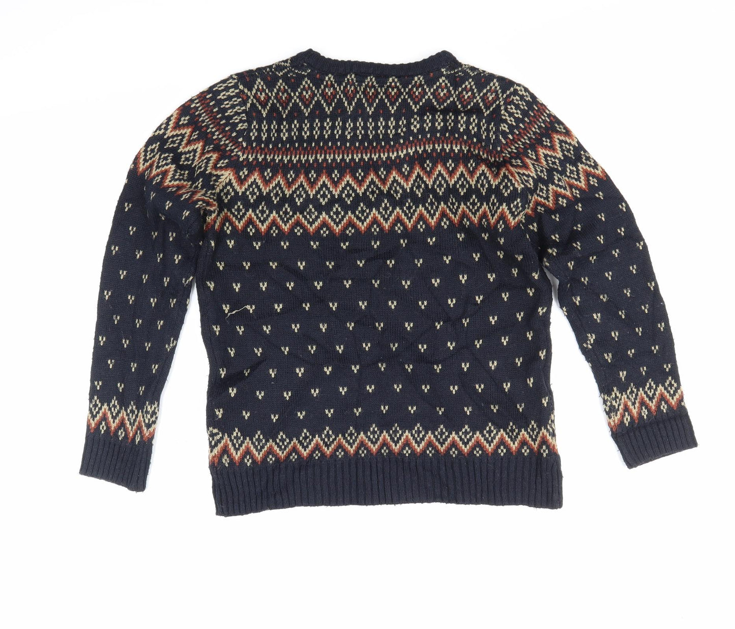 Rebel Boys Blue  Rayon Pullover Jumper Size 9 Years