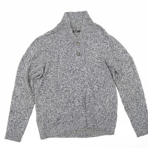 Jumper Mens Grey   Pullover Jumper Size L