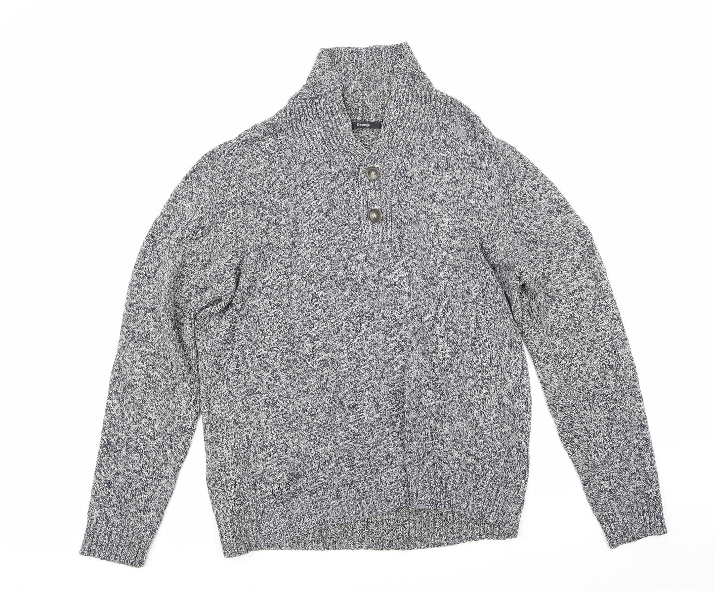Jumper Mens Grey   Pullover Jumper Size L