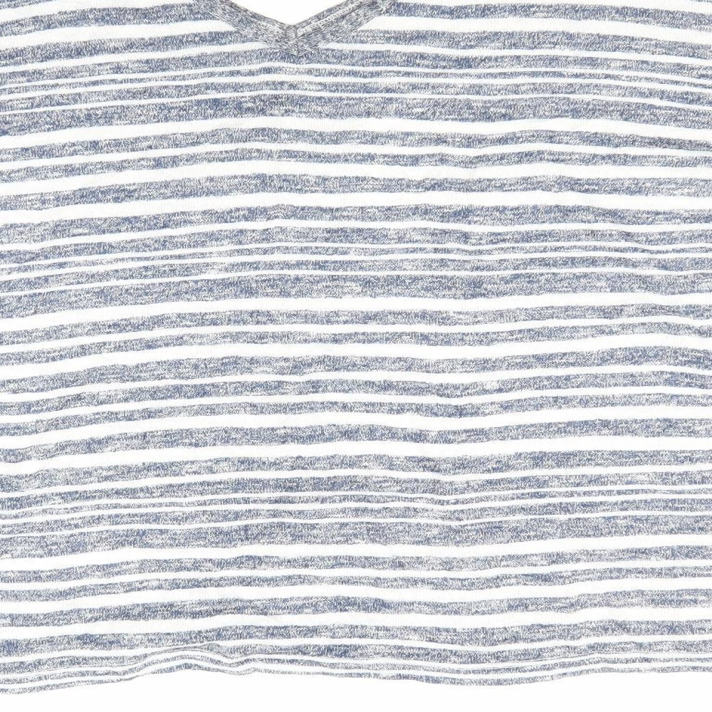 TU Womens Blue Striped  Pullover Jumper Size 18