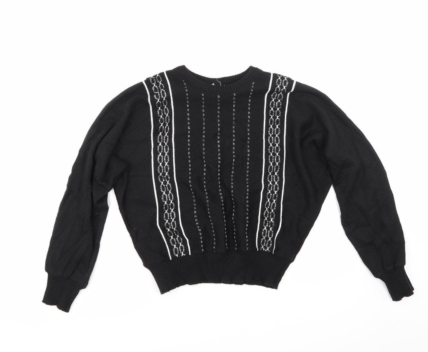 Preworn Womens Black   Pullover Jumper Size M