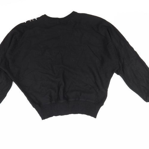Preworn Womens Black   Pullover Jumper Size M