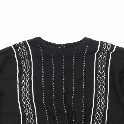 Preworn Womens Black   Pullover Jumper Size M