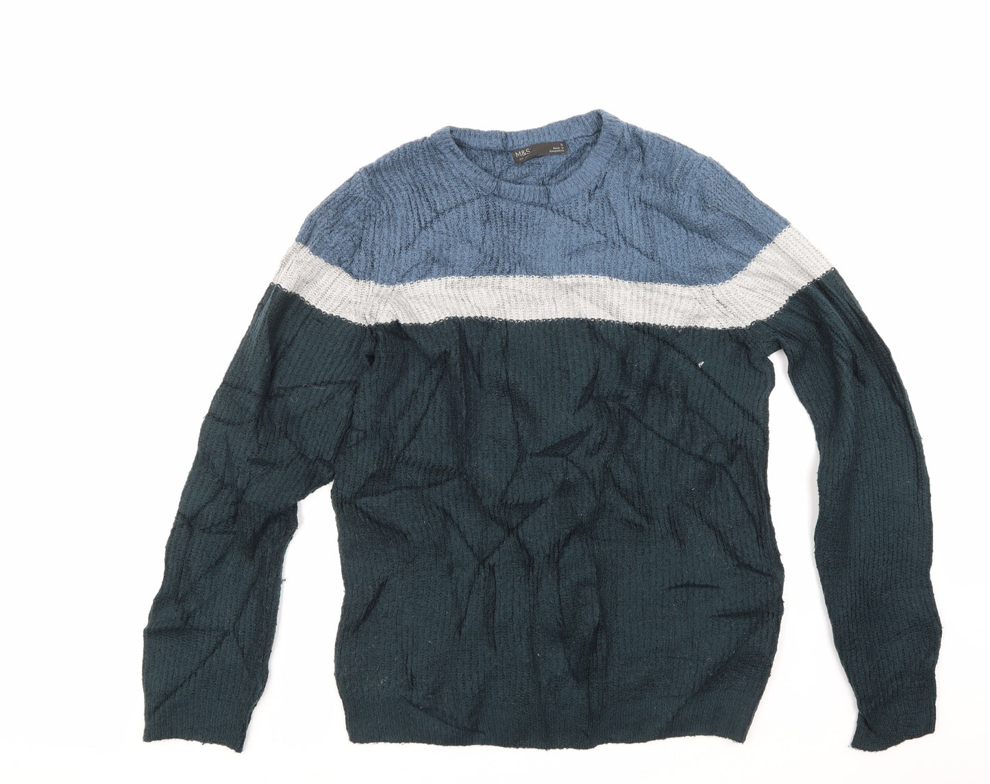 Marks and Spencer Womens Green   Pullover Jumper Size S