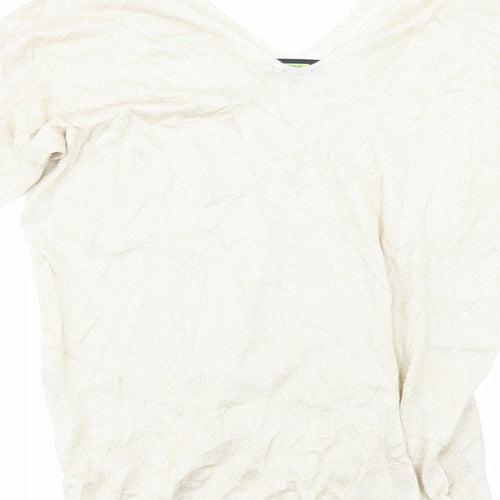 NEXT Womens Gold   Pullover Jumper Size 18