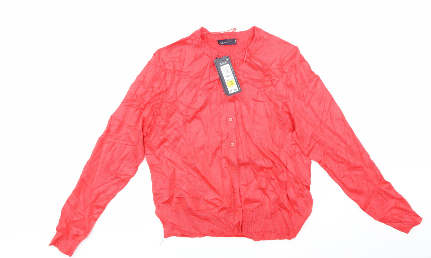 Marks and Spencer Womens Red   Pullover Jumper Size 16
