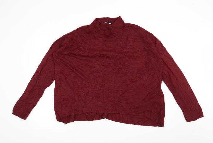 New Look Womens Red   Pullover Jumper Size 12