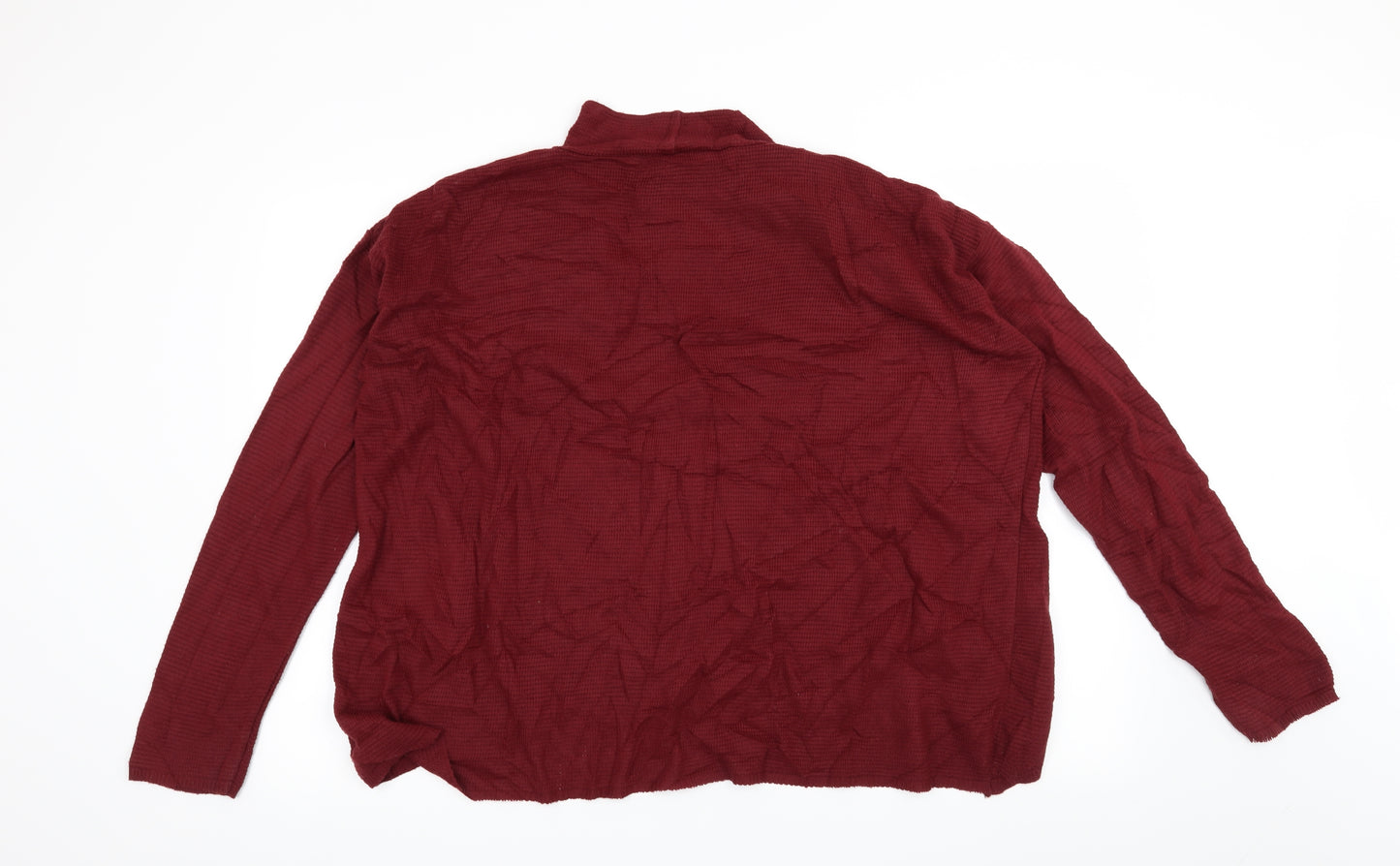 New Look Womens Red   Pullover Jumper Size 12