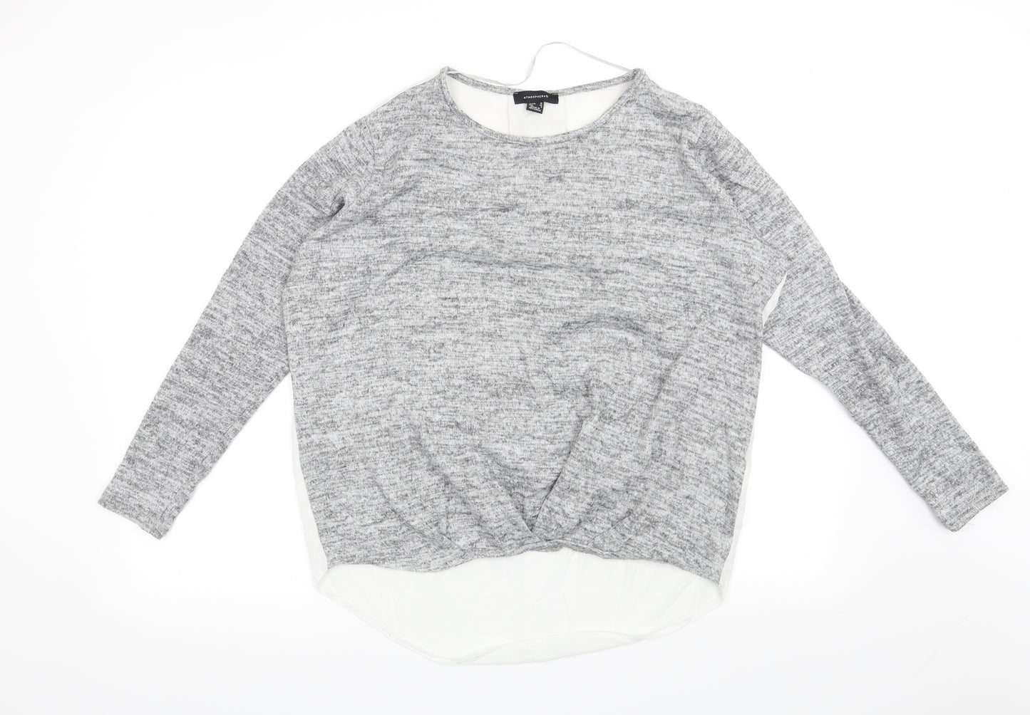Atmosphere Womens Grey   Basic Blouse Size 10