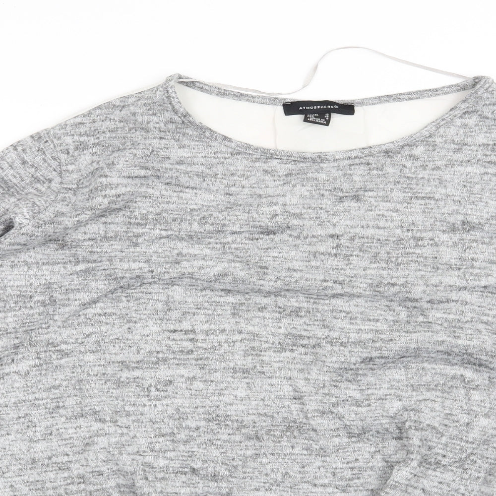 Atmosphere Womens Grey   Basic Blouse Size 10