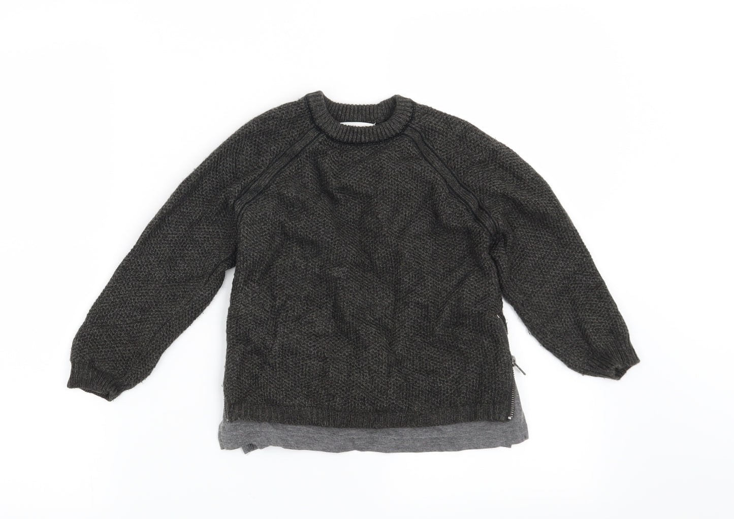Zara Boys Grey   Pullover Jumper Size 5 Years