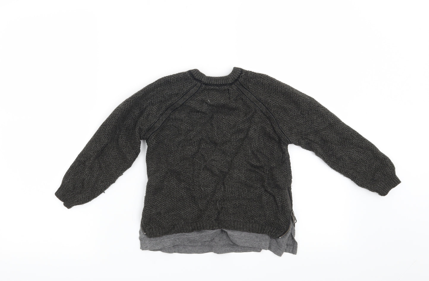 Zara Boys Grey   Pullover Jumper Size 5 Years