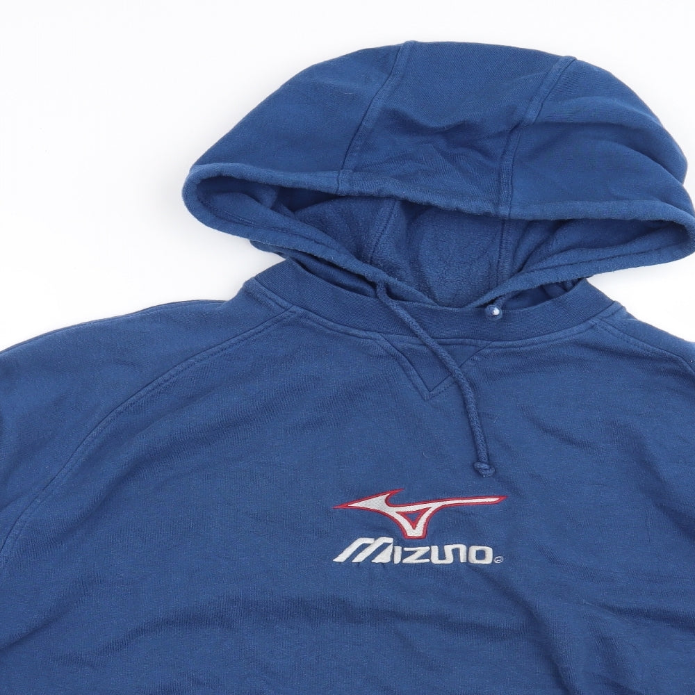 Mizuno Mens Blue   Pullover Hoodie Size XL