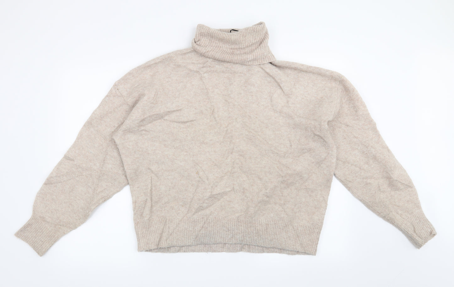 H&M Womens Beige   Pullover Jumper Size M