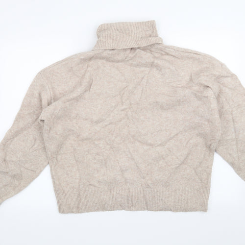 H&M Womens Beige   Pullover Jumper Size M