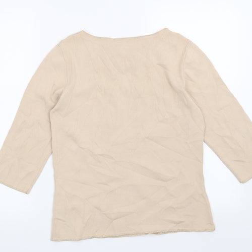 Preworn Womens Beige   Pullover Jumper Size 12