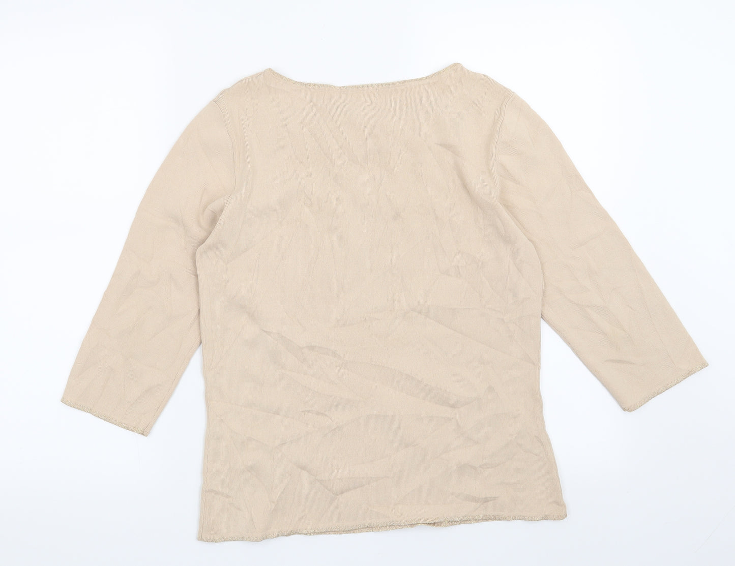 Preworn Womens Beige   Pullover Jumper Size 12