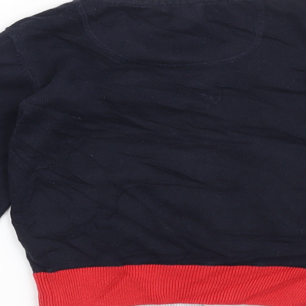Junior J Boys Blue   Cardigan Jumper Size 4-5 Years