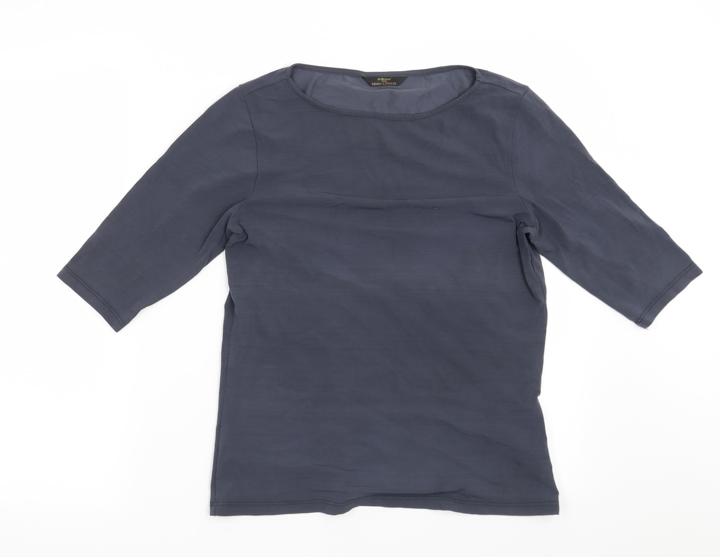 St Michael  Womens Blue   Basic Blouse Size 12