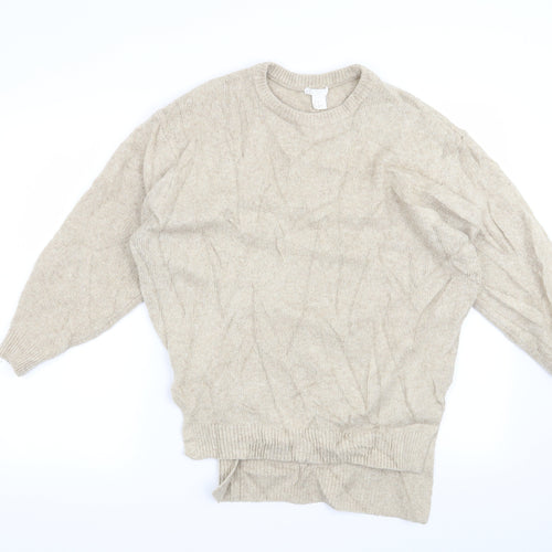 H&M Womens Beige   Pullover Jumper Size XS