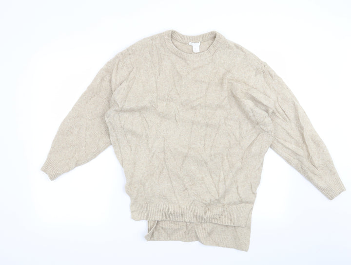 H&M Womens Beige   Pullover Jumper Size XS