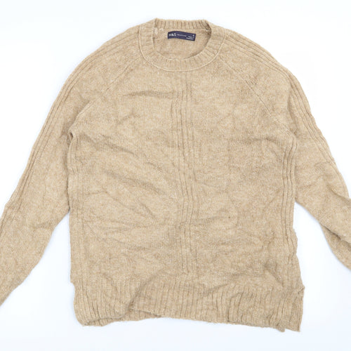 Marks and Spencer Womens Brown   Pullover Jumper Size S