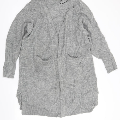 H&M Womens Grey   Cardigan Jumper Size S