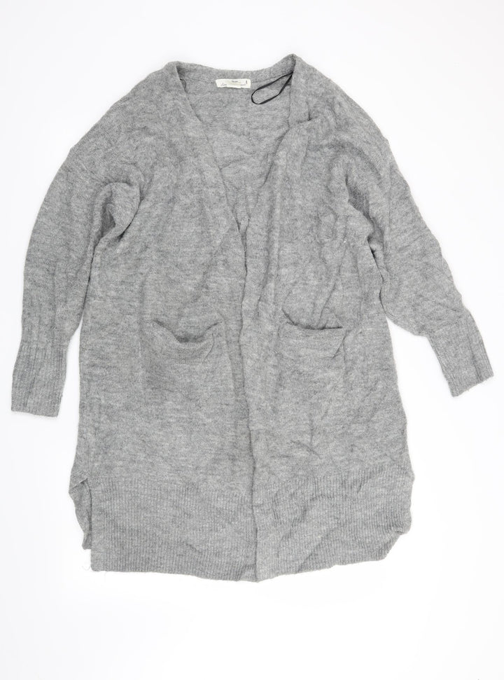 H&M Womens Grey   Cardigan Jumper Size S
