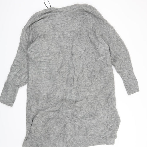 H&M Womens Grey   Cardigan Jumper Size S
