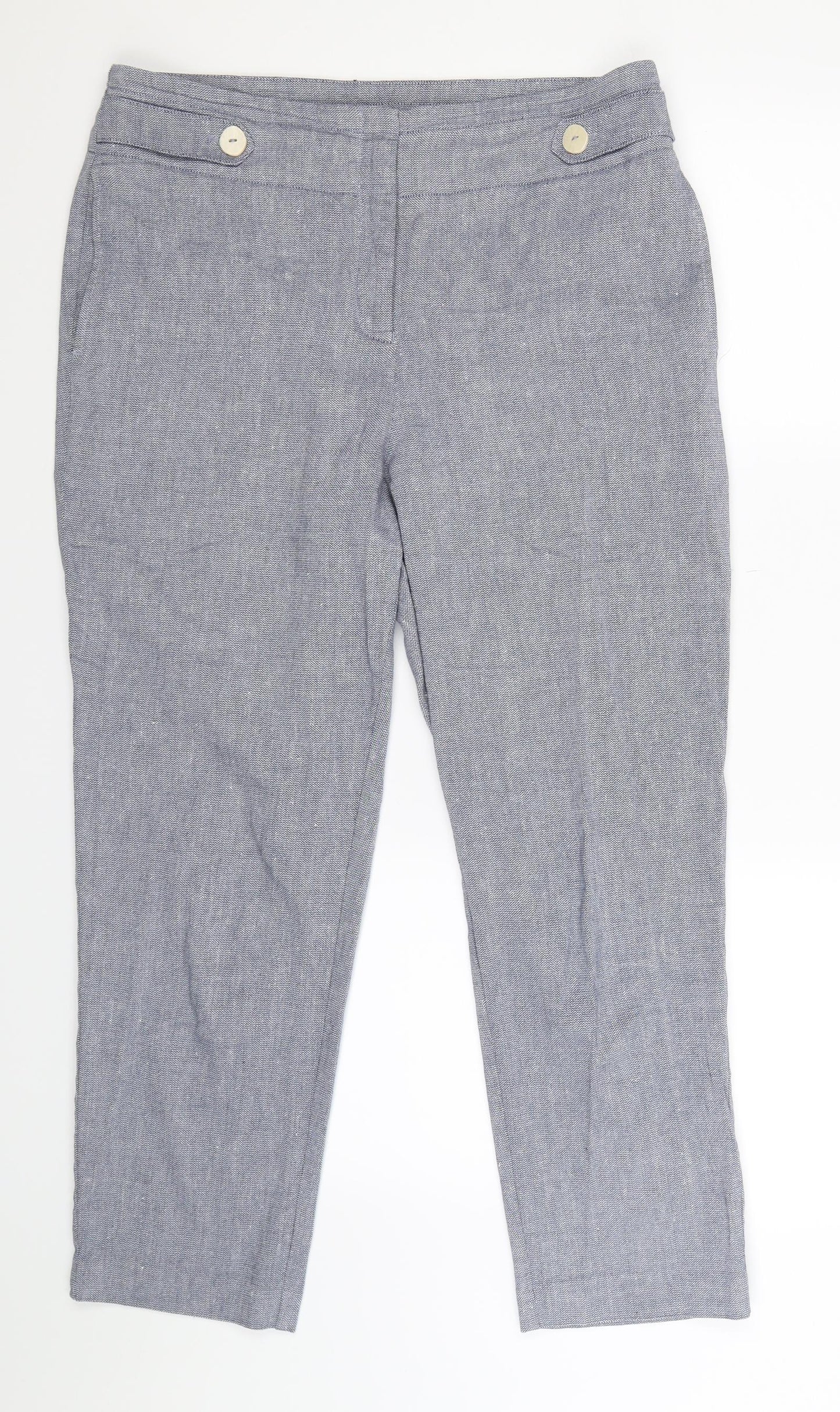 NEXT Womens Blue   Trousers  Size 14 L28 in