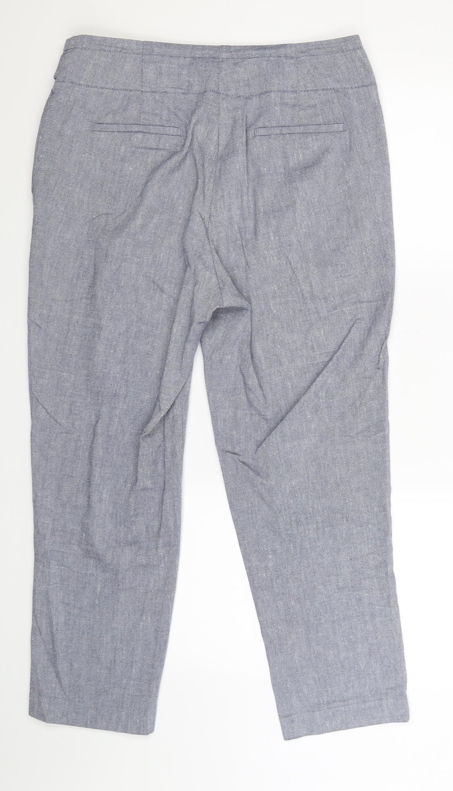 NEXT Womens Blue   Trousers  Size 14 L28 in
