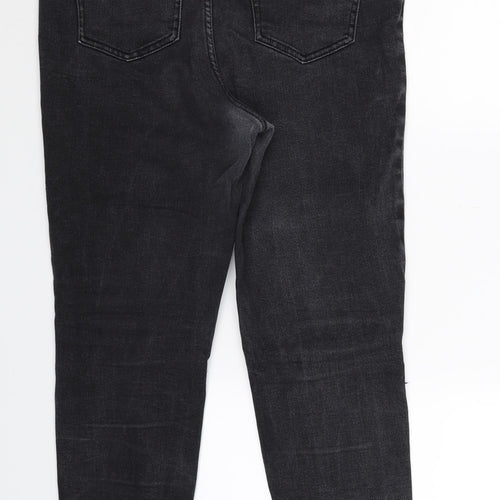 New Look Womens Black  Denim Skinny Jeans Size 16 L26 in