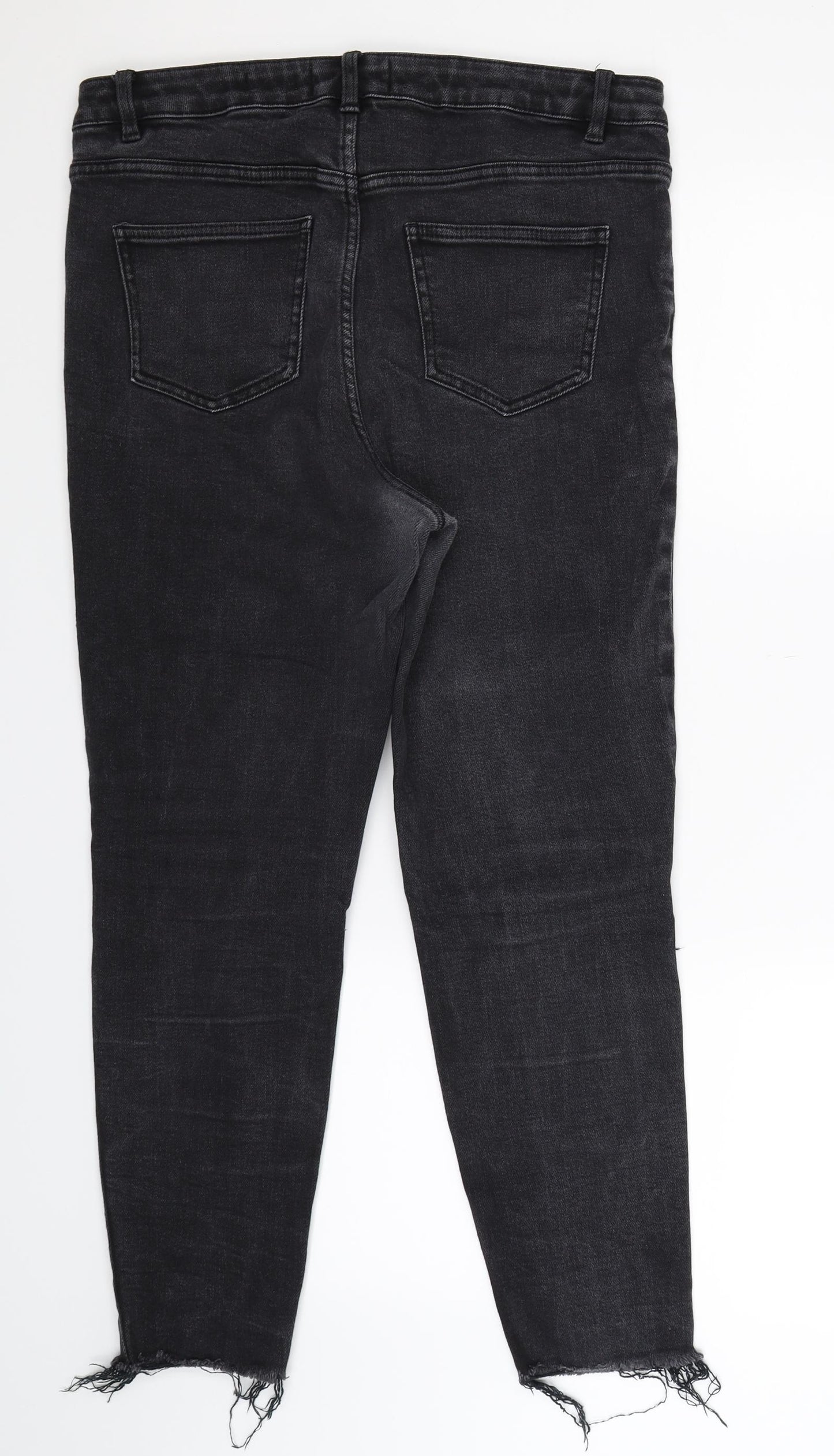 New Look Womens Black  Denim Skinny Jeans Size 16 L26 in