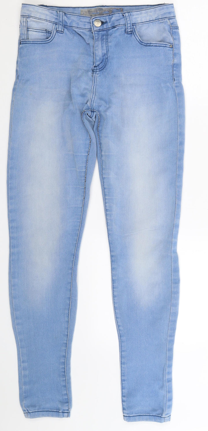 Denim Co Womens Blue Denim Skinny Jeans Size 10 L28 in
