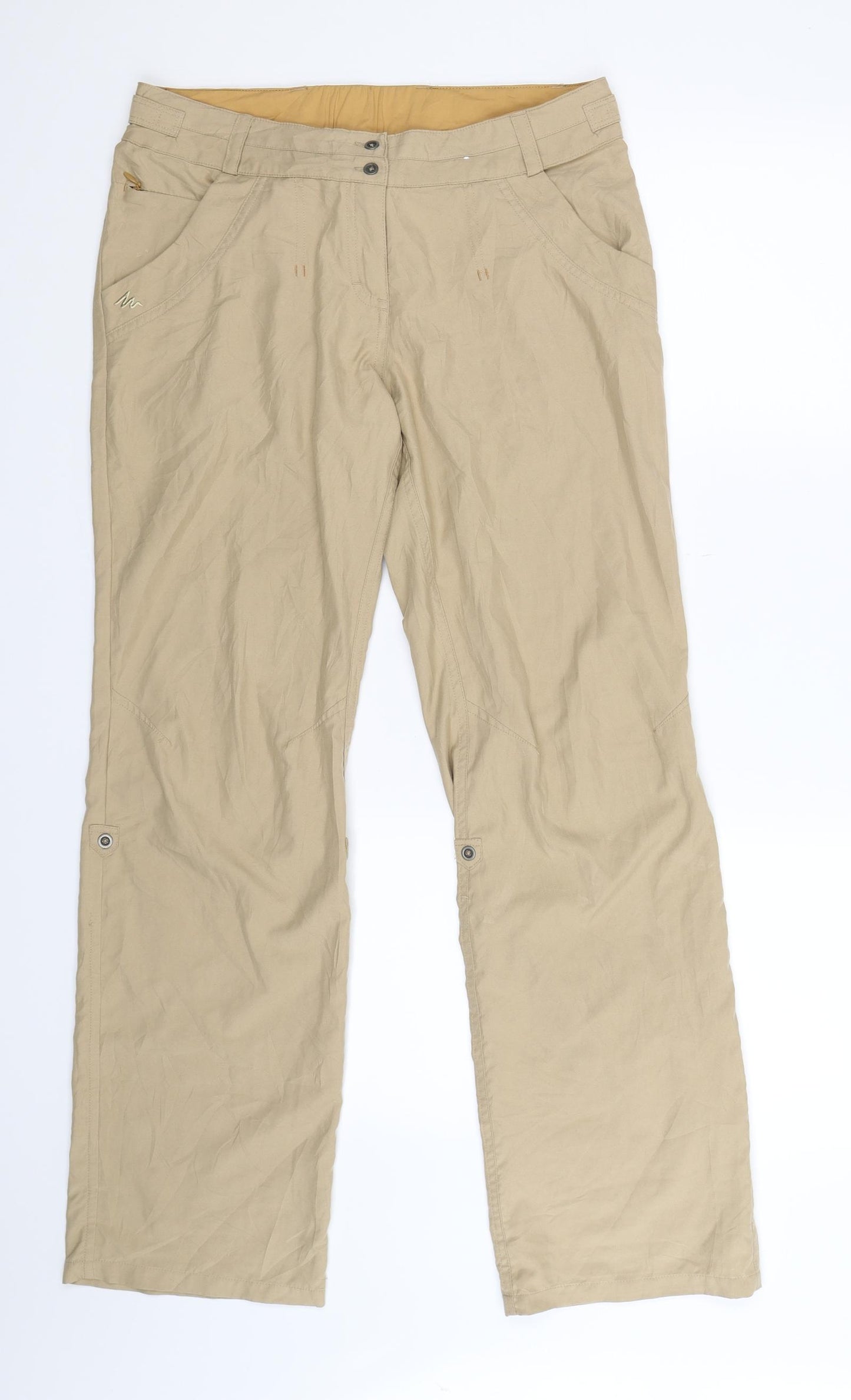 Oxylane Womens Beige   Trousers  Size 30 in L31 in