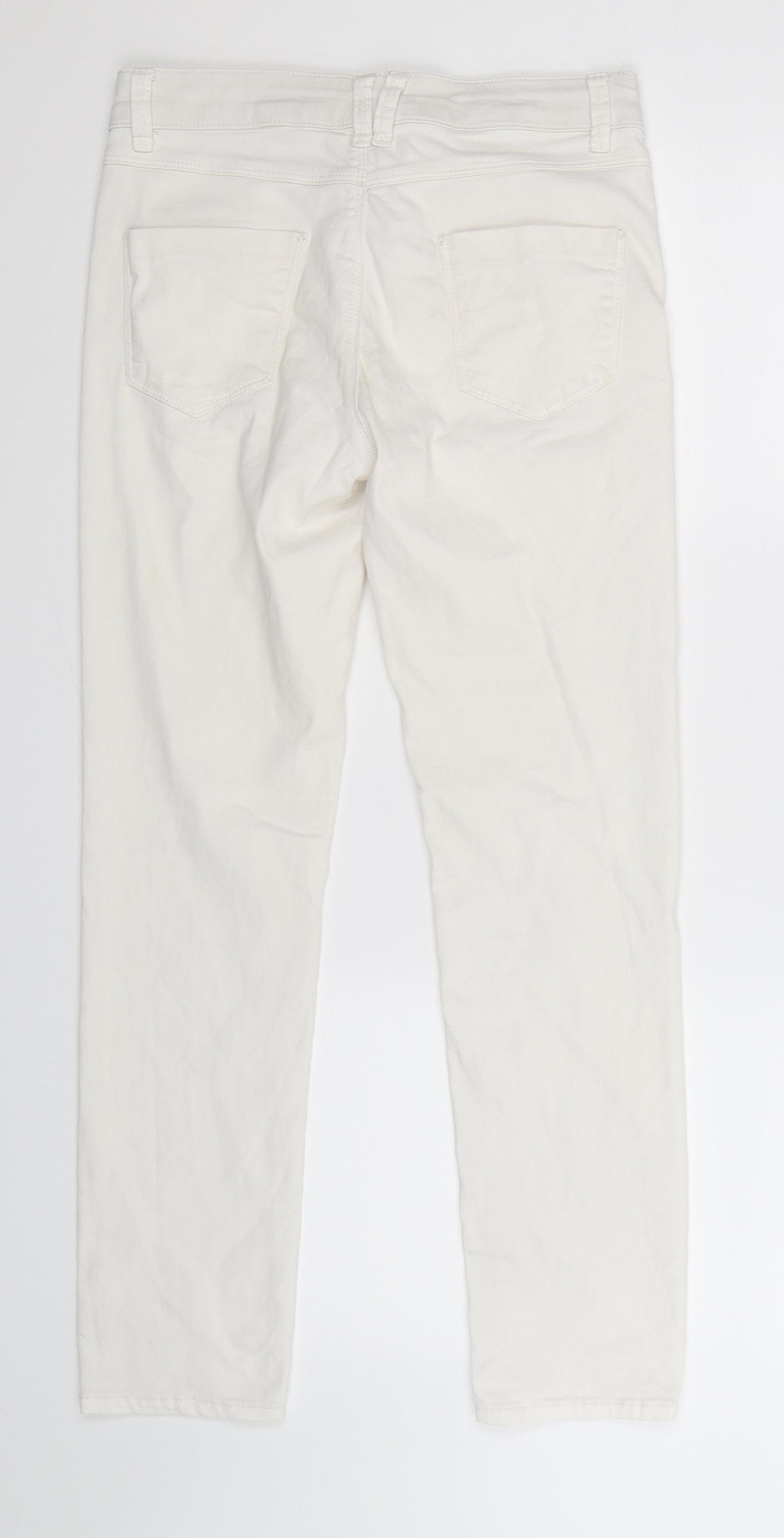 Marks and Spencer Womens White  Denim Jegging Jeans Size 10 L27 in