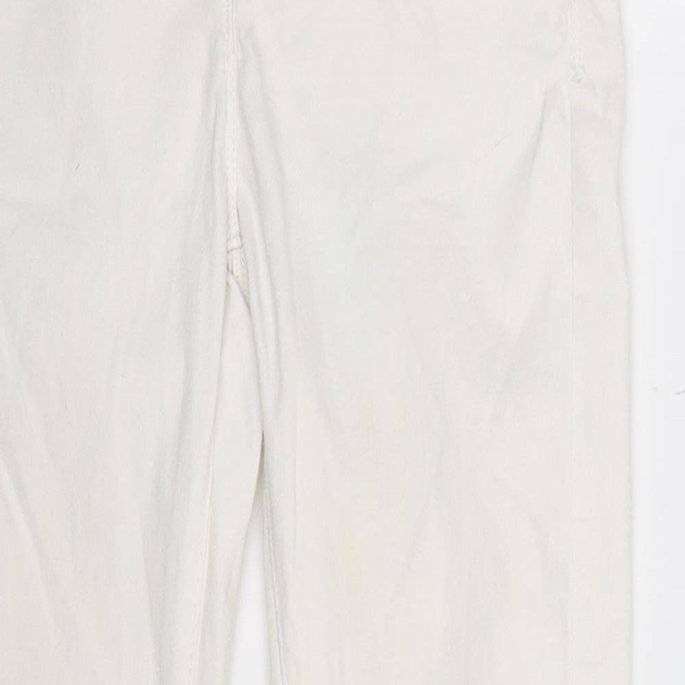 Marks and Spencer Womens White  Denim Jegging Jeans Size 10 L27 in