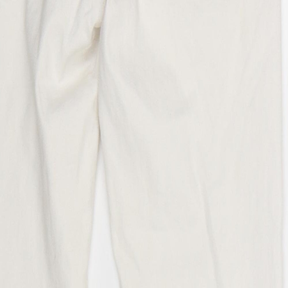 Marks and Spencer Womens White  Denim Jegging Jeans Size 10 L27 in