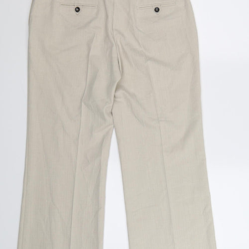 Per Una Womens Beige   Trousers  Size 12 L28 in