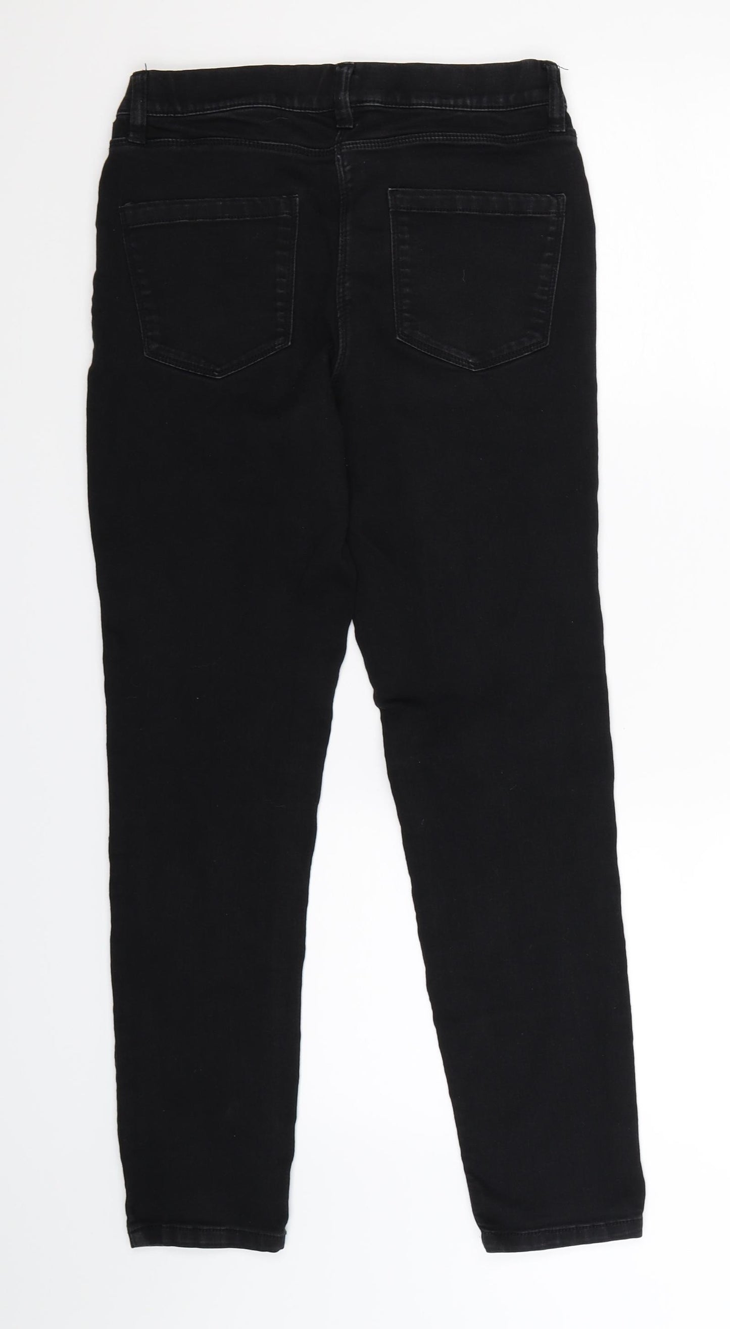 Debenhams Womens Black  Denim Jegging Jeans Size 10 L26 in