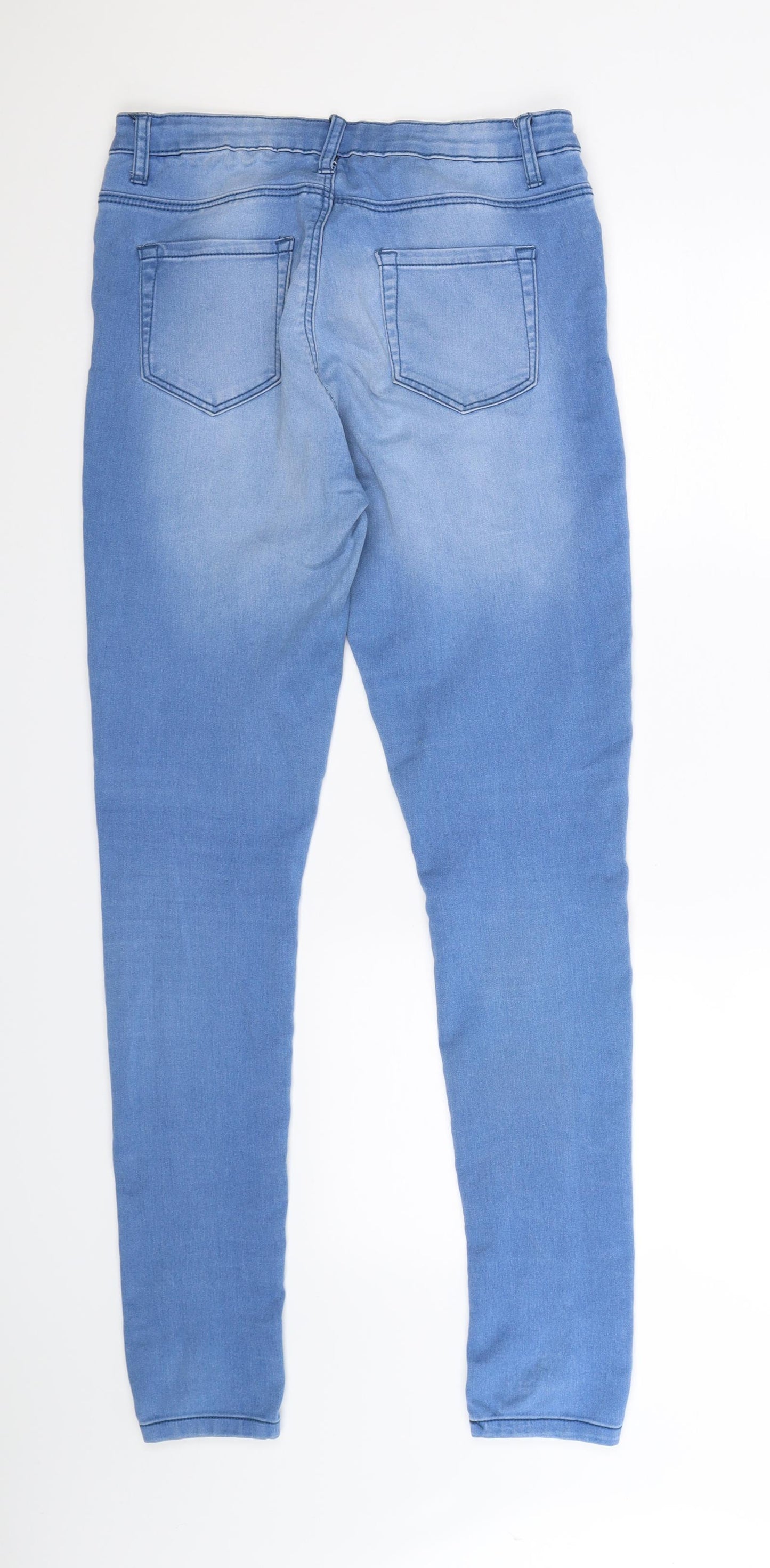 Denim Co Womens Blue  Denim Skinny Jeans Size 12 L31 in