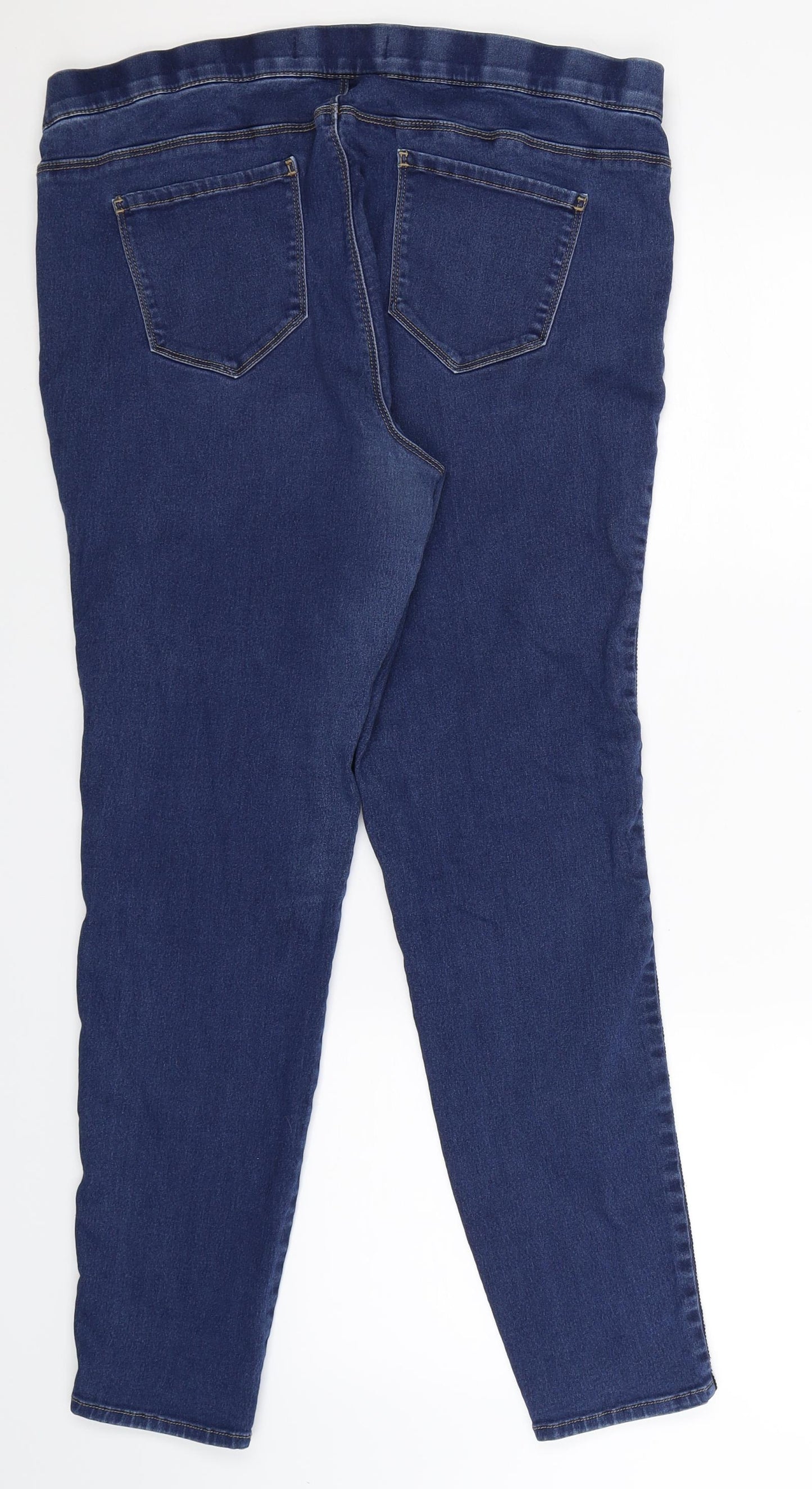 George Womens Blue  Denim Jegging Jeans Size 18 L27 in