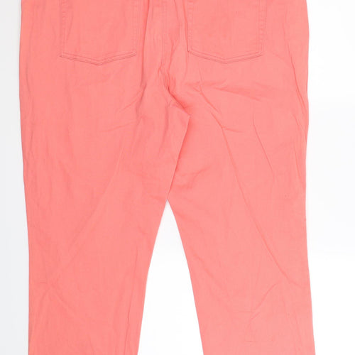 Damart Womens Pink  Denim Jegging Jeans Size 24 L27 in