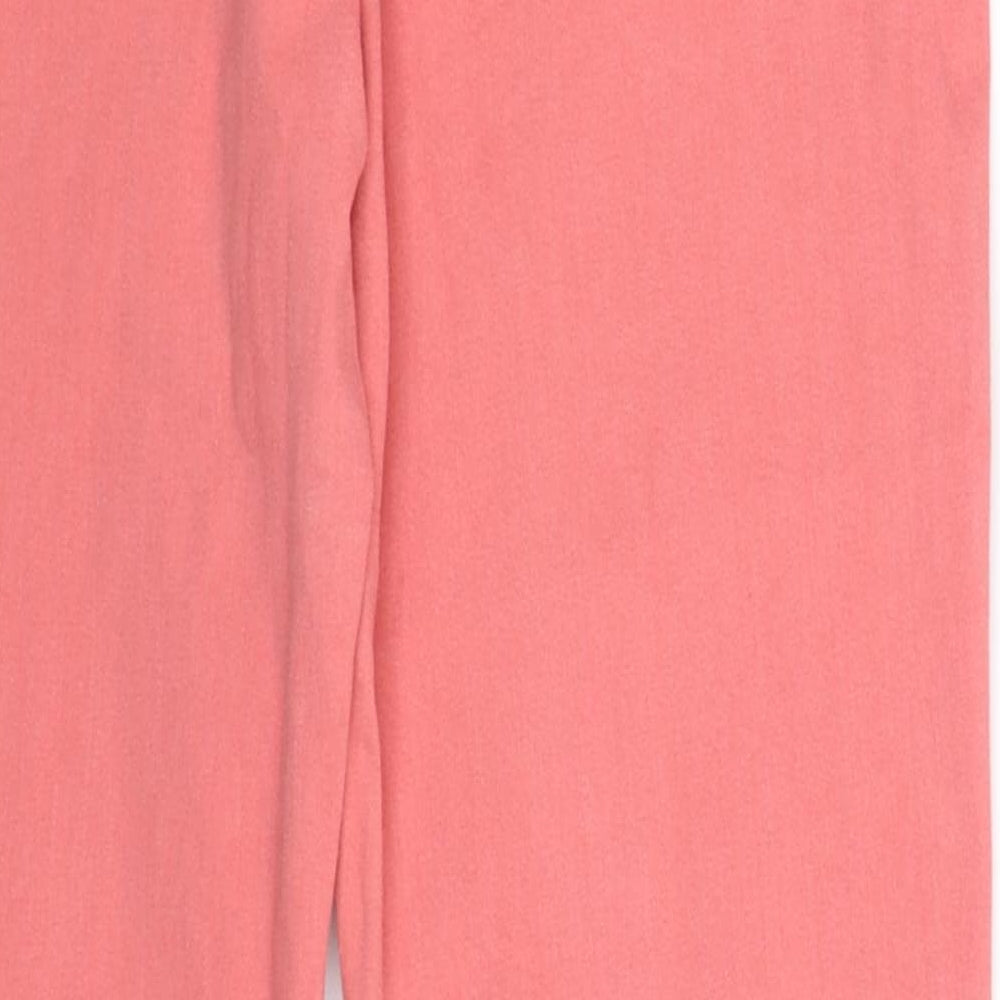 Oasis Womens Pink  Denim Skinny Jeans Size 16 L27 in