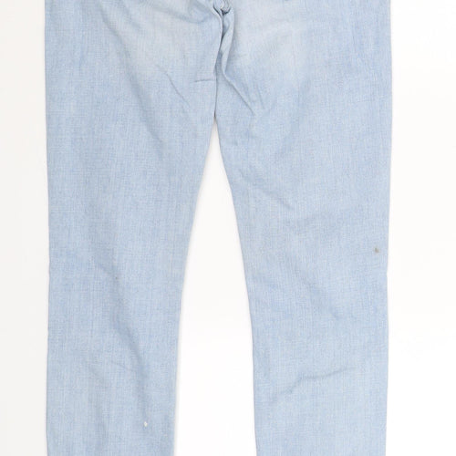 Topshop Womens Blue  Denim Skinny Jeans Size 28 in L31 in