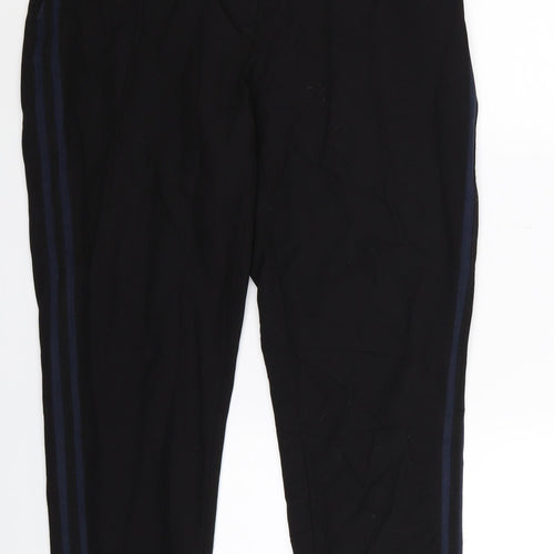 Nutmeg Womens Black Striped  Dress Pants Trousers Size 12 L27 in